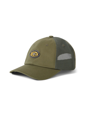 Brixton HOMMES LARGO NP LP SNAPBACK HAT OLIVE
