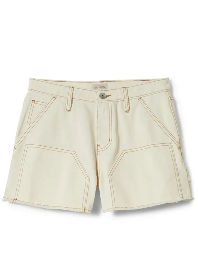 Brixton FEMMES ESSEX CUT OFF PAINTER SHORTS