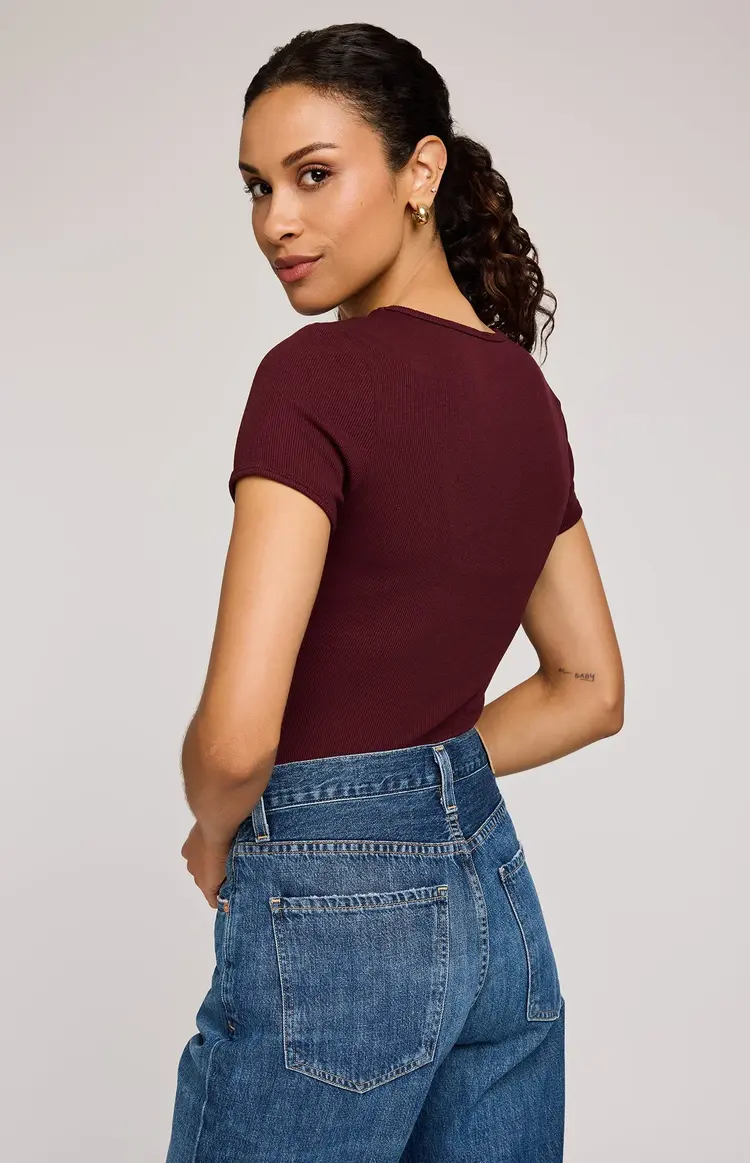 Gentle fawn FEMMES SHANIA RIBBED T-SHIRT