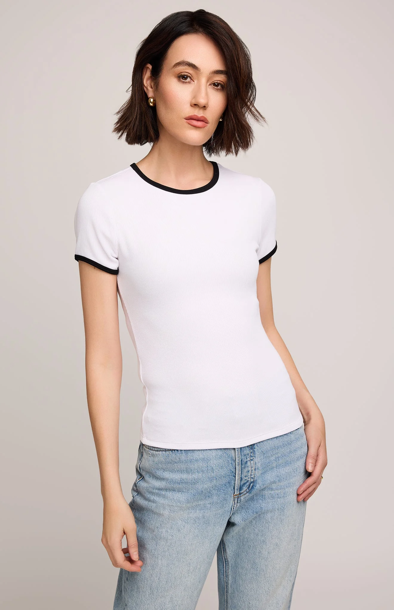 Gentle fawn SHANIA RIBBED T-SHIRT