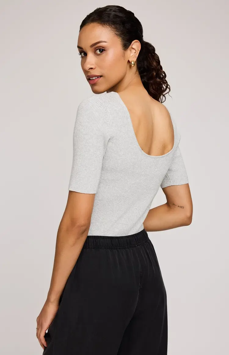 Gentle fawn ROONEY KNIT TOP