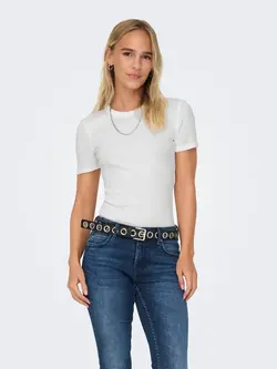 Only EASY T-SHIRT BRIGHT WHITE