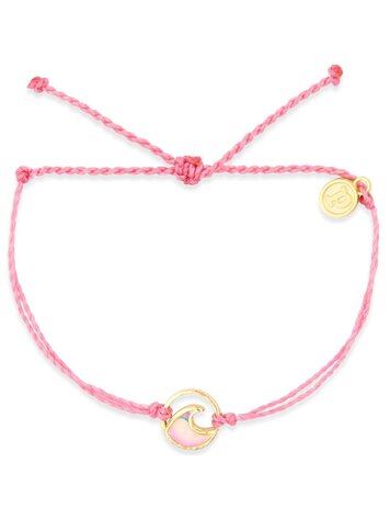 Puravida OMBRE WAVE GD CHARM BRACELET PETAL PINK