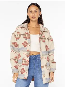 Roxy FEMMES CARI REVO LS JACKET PARCHMENT BAJA