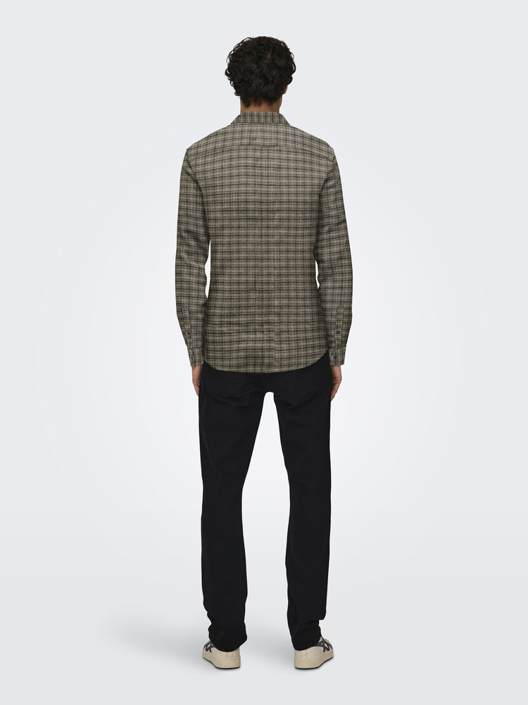 Only & Sons HOMMES GUDMUND CHECK LS SHIRT