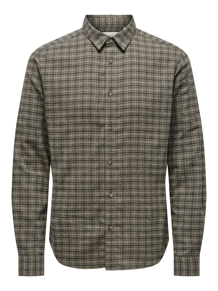 Only & Sons HOMMES GUDMUND CHECK LS SHIRT