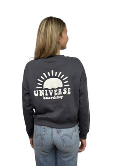 Universe Boardshop FEMMES SOLEIL CREWNECK NAVY/WHITE