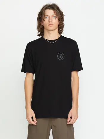 Volcom HOMMES STONE TECH SHORT SLEEVE TEE BLACK