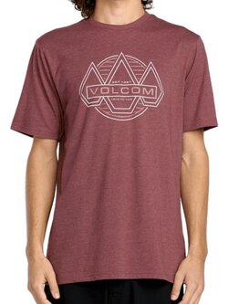 Volcom MEN'S WALKER T-SHIRT MERLOT