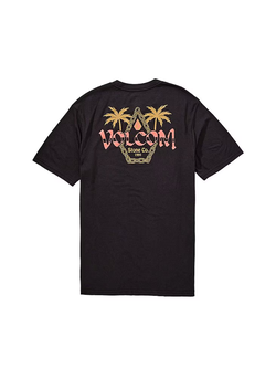 Volcom MEN'S PALM PUNK T-SHIRT WASHED BLACK
