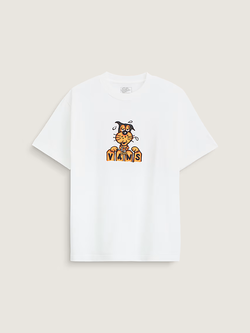 Vans HOMMES WAFFLES THE DOG T-SHIRT BLANC