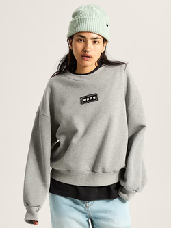 Vans FEMMES UPWORN RETRO CREW SWEATSHIRT CEMENT HEATHER