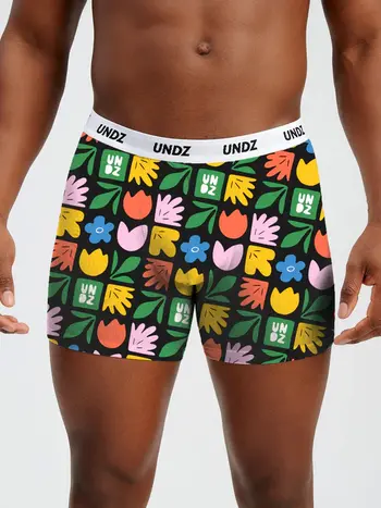 Undz MEN'S CLASSIC BOXER BAMBOO UNDZ PATTERN