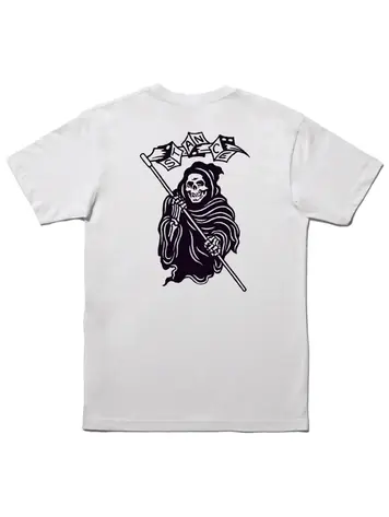 Stance HOMMES HIGH ROLLER T-SHIRT WHITE