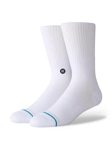 Stance HOMMES CHAUSSETTES STP ICON CREW WHITE