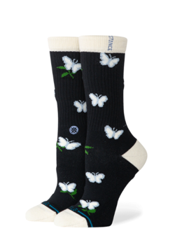 Stance WOMEN'S MEADOWS CREW SOCKS BLACK