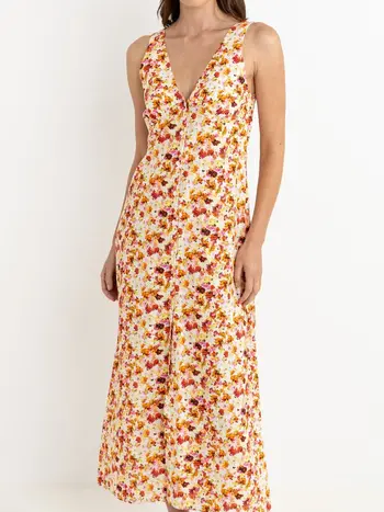 Rhythm HAVEN FLORAL MAXI DRESS RED