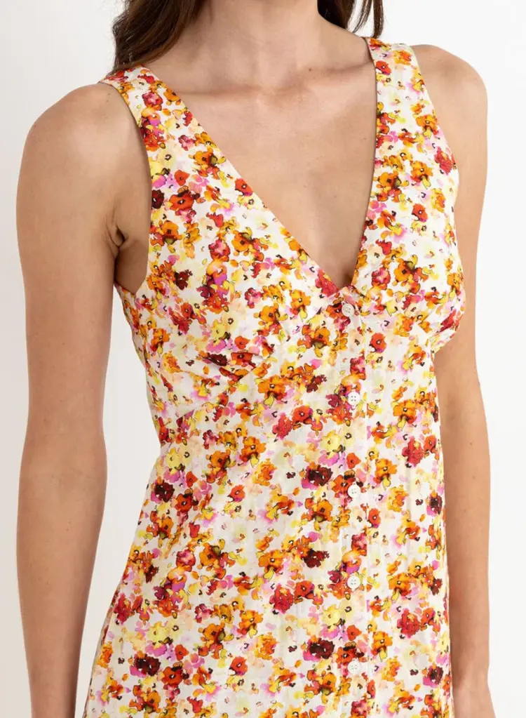 Rhythm ROBE HAVEN FLORAL MAXI RED