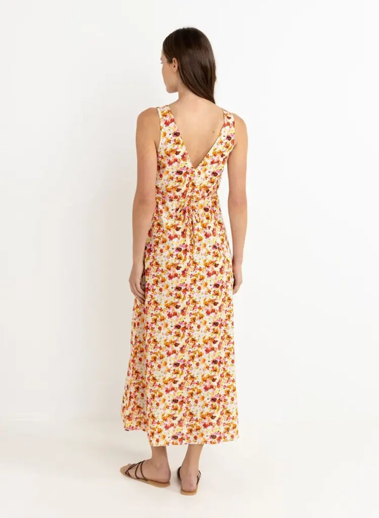 Rhythm HAVEN FLORAL MAXI DRESS RED