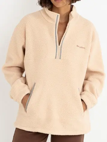 Rhythm FEMMES POLAIRE 1/4 ZIP HERITAGE OAT