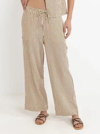 Rhythm FEMMES PANTALON COVE DRAWSTRING NATURAL