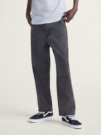 Vans MEN'S SKATE CHECK-5 LOOSE DENIM PANTS BLACK DENIM