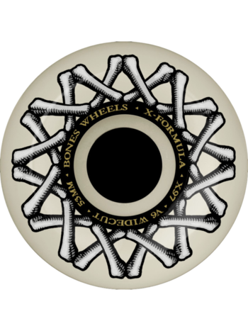 Bones XF V6 WIDECUT SKATEBOARD WHEELS 97A 53MM