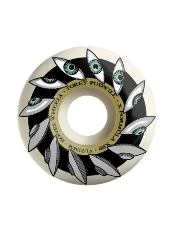 Bones PUDWILL EYEING SAUCER XF V1 STANDARD 99A SKATEBOARD WHEELS 53MM
