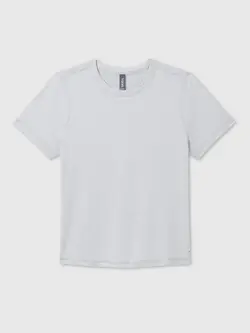 Vuori FEMMES LUX SHORT SLEEVE T-SHIRT LIGHT HEATHER GREY