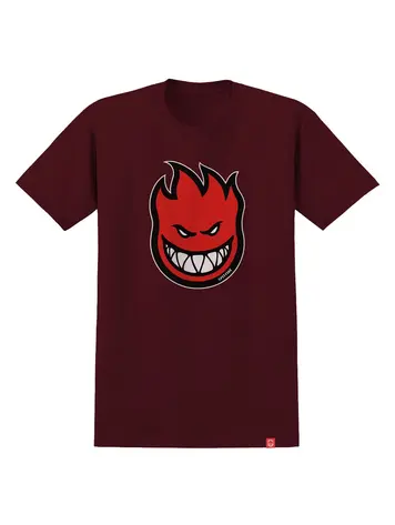Spitfire MEN'S BIGHEAD FILL T-SHIRT MAROON/RED/BLACK/WHITE