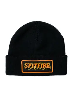 Spitfire HOMMES HELLFIRE SCRIPT PATCH CUFF BEANIE BLACK