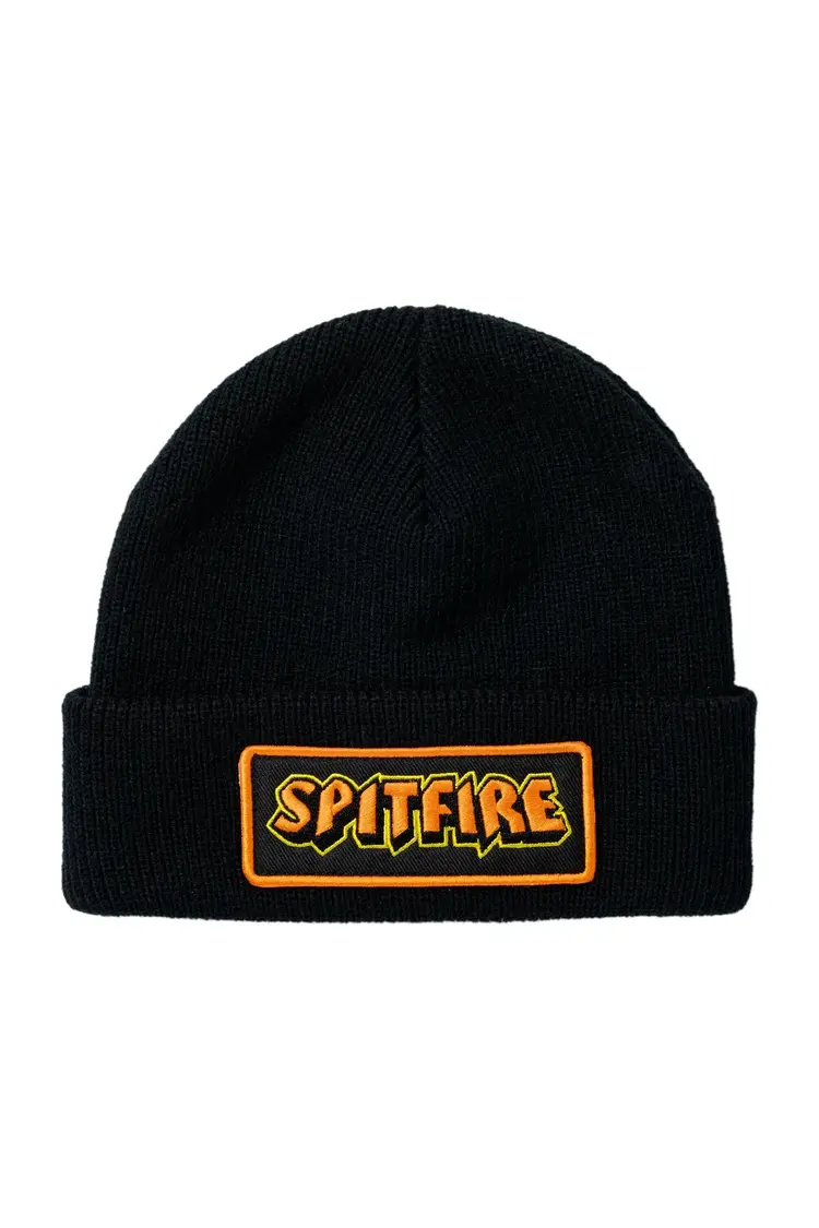 Spitfire HOMMES HELLFIRE SCRIPT PATCH CUFF BEANIE