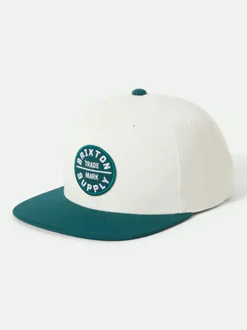 Brixton HOMMES OATH III SNAPBACK OFF WHITE/NIGHT SAGE