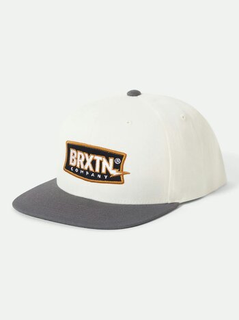 Brixton MEN'S LIGHTNING MP SNAPBACK OFF WHITE/CHARCOAL