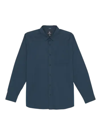 Volcom HOMMES DATE KNIGHT LONG SLEEVE SHIRT BLUE WASH