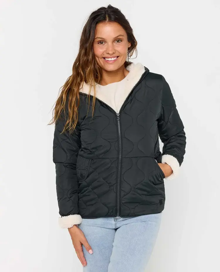RIP CURL WOMEN'S ANOETA CLASSIC QUILTED JACKET