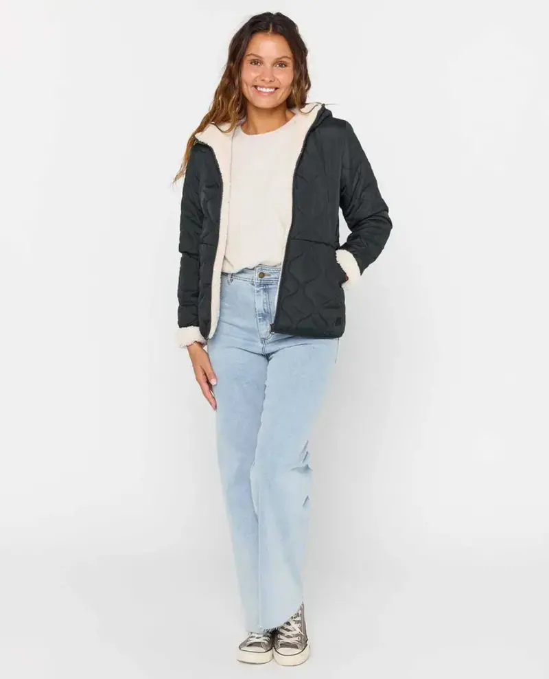 RIP CURL FEMMES ANOETA CLASSIC QUILTED JACKET