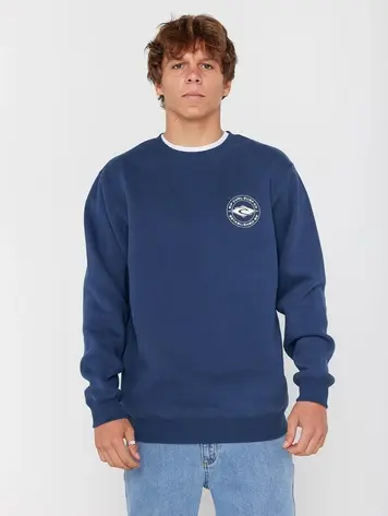 RIP CURL MEN'S STAPLE CREW LIGHT NAVY