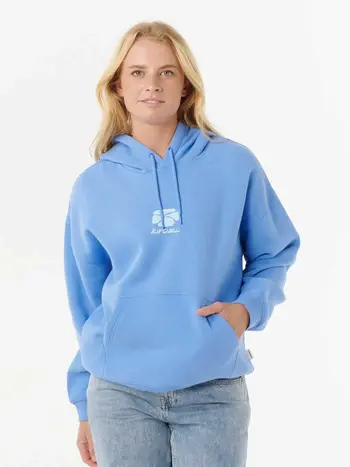 RIP CURL WOMEN'S OCEANIC HERITAGE HOODIE BLUE