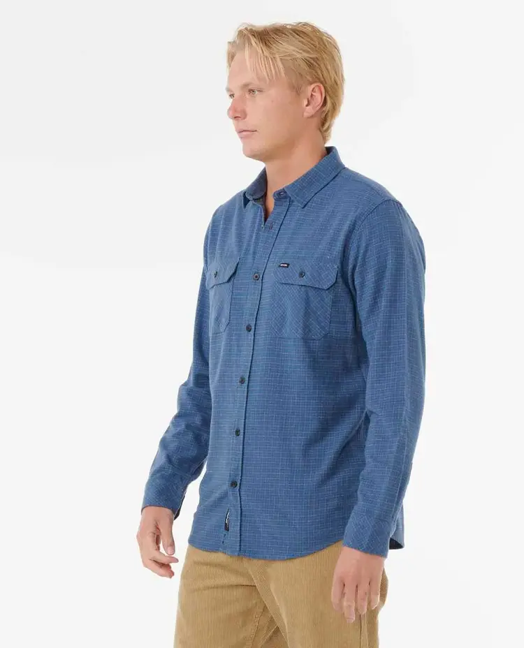 RIP CURL HOMMES CLASSIC SURF CHECKED FLANNEL LS