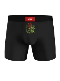 Undz MEN'S CLASSIC BOXER MISTLETOE