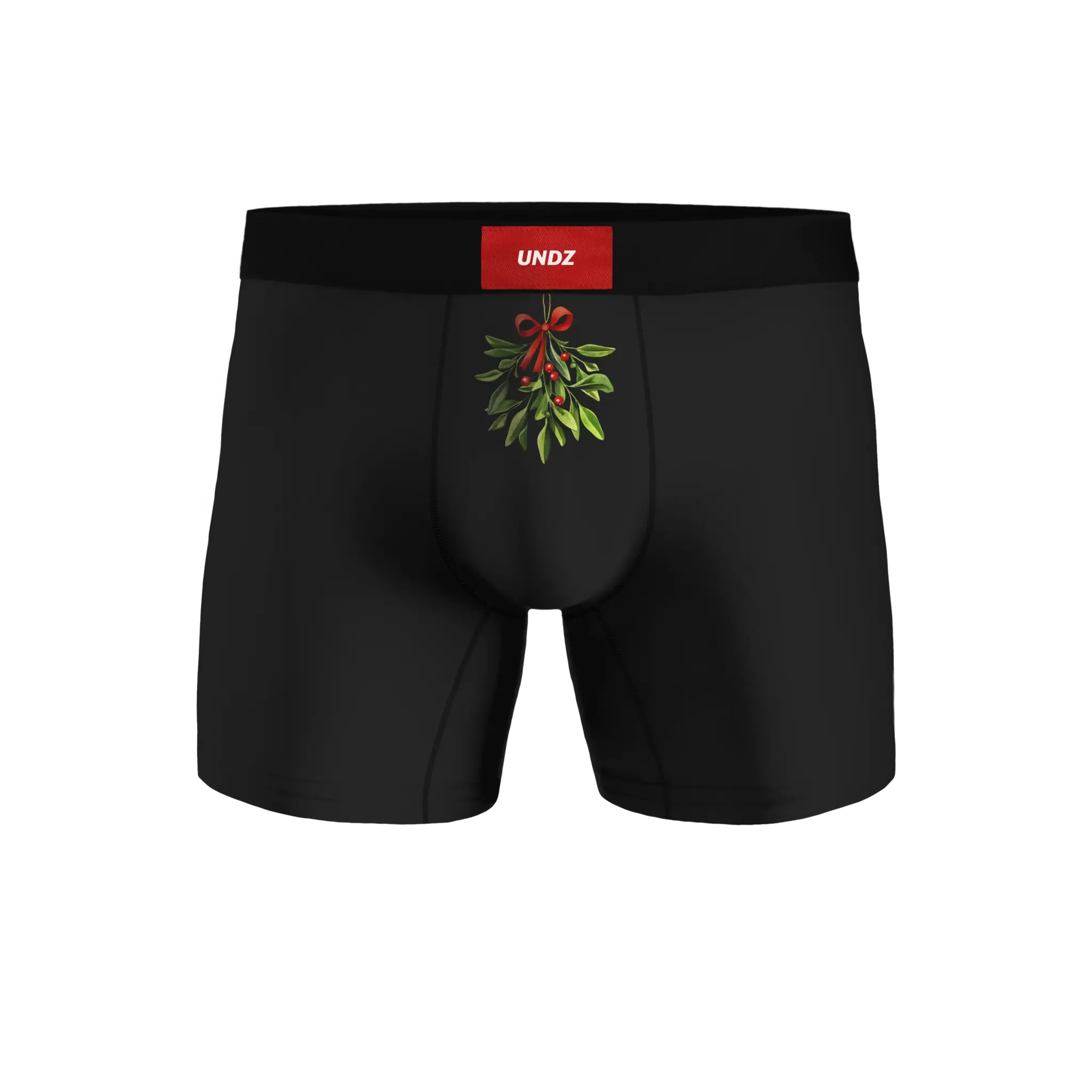 Undz MEN'S CLASSIC BOXER MISTLETOE