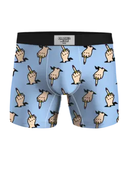 Undz HOMMES CLASSIC BOXER MIDDLE FINGER X BROTHERMERLE