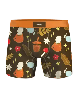 Undz HOMMES CLASSIC BOXER COZY COFFEE