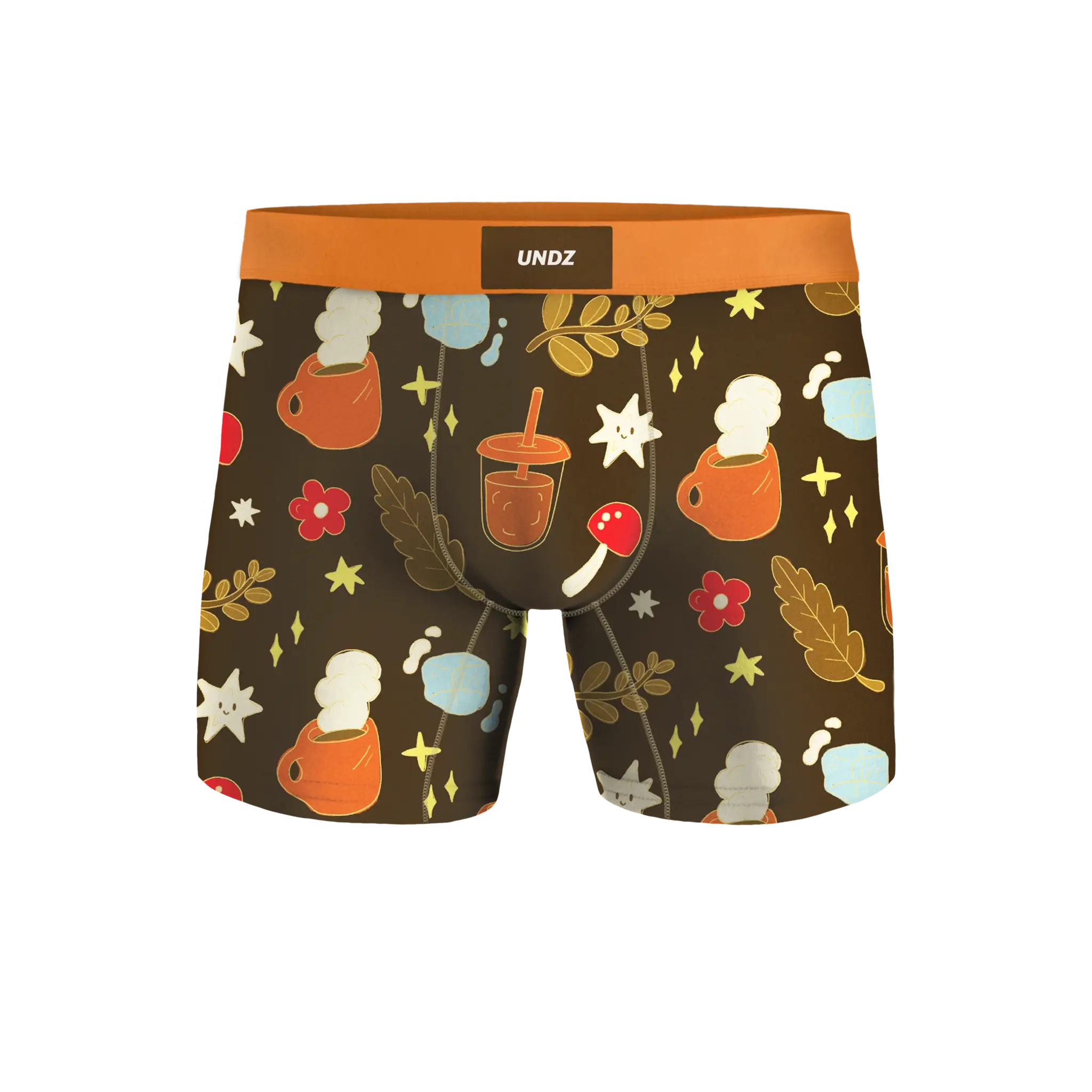 Undz MEN'S CLASSIC BOXER COZY COFFEE