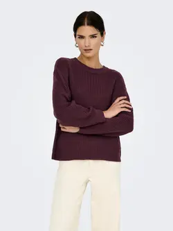 Only MILOUZ KNITTED PULLOVER DECADENT CHOCOLATE