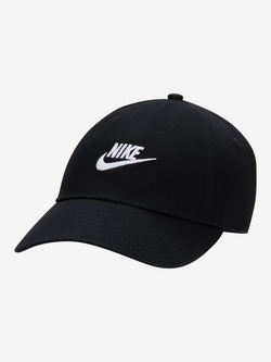 Nike MEN'S CLUB UNSTRUCTURED FUTURA WASH CAP BLACK/WHITE