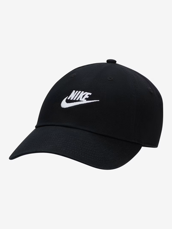 Nike HOMMES CASQUETTE CLUB UNSTRUCTURED FUTURA WASH BLACK/WHITE