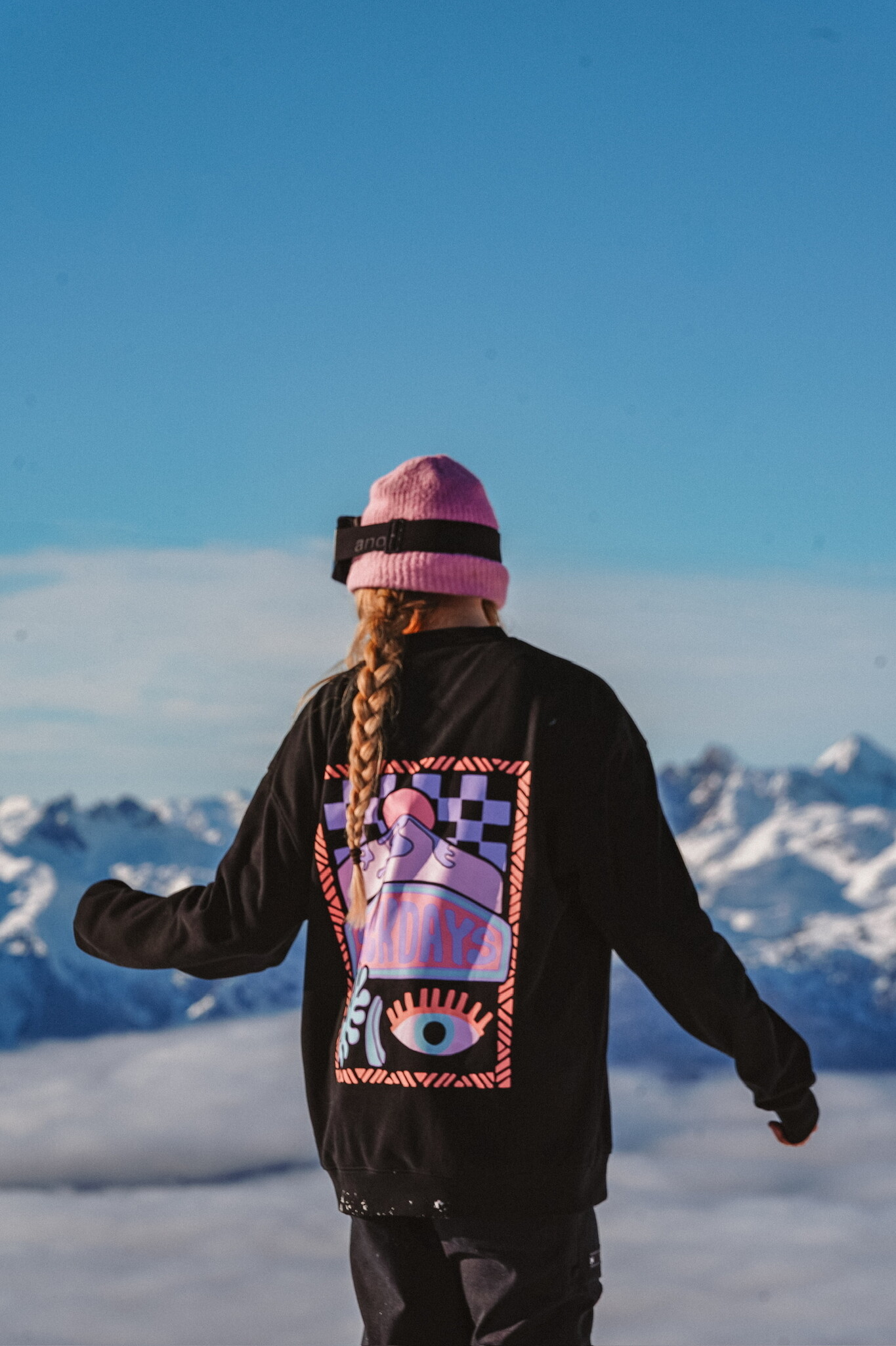 Notice the reckless SICK DAYS CREWNECK