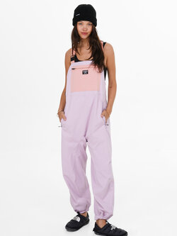 Notice the reckless SUMMIT SEEKER OVERALLS LILAC/SALMON